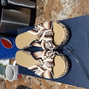 Antolina Paris "Bella" Brown Woven Sandals. Size 36.New/No Box Barney’s …